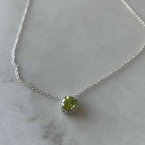 Peridot Birthstone Necklace